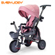 Babyjoey英國(guó)兒童三輪腳踏車(chē)寶寶可折疊1-5歲自行車(chē)輕便童車(chē)TT59 公主粉