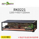 REPTIZOO陸龜飼養箱爬寵缸鬃獅變色龍蜥蜴守宮玻璃爬缸爬蟲(chóng)箱【RK飼養缸】 120x45x32CM【RK0221】
