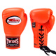 TWINS SPIRIT綁繩拳套twins spirit拳套系繩拳擊手套男女專(zhuān)業(yè)比賽綁繩拳套成人 桔色 8oz