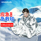 JAJALIN急救毯保溫毯戶外登山野營救生毯銀色防曬PET多用鋁箔保溫應急毯