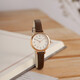 番米拉（PANMILA） 手表女品牌學(xué)生女士石英表復古簡(jiǎn)約氣質(zhì)輕奢時(shí)尚高中生考試皮帶女生女款腕表女表 梧桐棕