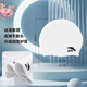 安踏泳帽女加大號防水高彈不勒頭專(zhuān)用硅膠護耳成人游泳帽裝備 【ANTA】云感白色硅膠泳帽單件