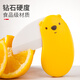 利皇陶瓷水果刀折疊刀削皮刀便攜廚房小刀瓜果刀安全學(xué)生宿舍創(chuàng  )意小熊 黃色小熊-禮盒裝