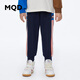 MQD童裝男童學(xué)院風(fēng)寬松運動(dòng)衛褲針織褲春秋季褲子復古長(cháng)褲 藏青 160 (2XL)