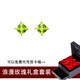 timebetter蘋果綠銀耳釘女925銀耳環(huán)小眾設(shè)計青春時尚方塊菱形幾何飾品耳飾 套1/果綠銀耳釘+玫瑰禮盒