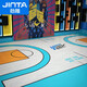 勁踏（JINTA） 室內籃球場(chǎng)地膠墊pvc塑膠運動(dòng)地板乒乓球羽毛球健身房地膠地墊 工藝定制4.5mm(磨砂)