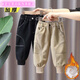 紛資言男童褲子一體絨棉布褲2024新款兒童冬裝加絨休閑褲寶寶洋氣男孩潮 主圖款(隨機二選一) 80 80 建議75CM內