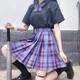 【JK制服官方】元?dú)馍倥甹k制服裙正版女套裝學(xué)生裝學(xué)院風(fēng)日系女裝jk制服少女校供感全套 電競(jìng)少女+短袖襯衫+領(lǐng)花 L【尺碼偏小】