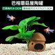 瘋狂水草魚缸水草魚缸造景躲避屋魚缸植物水草巴榕蘑菇屋陶罐源頭直發(fā)包郵
