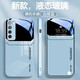品托 適用華為nova7手機殼pro液態(tài)玻璃保護套nova6/5g新款大視窗全包防摔個性商務(wù)創(chuàng)意男女 Nova7【遠(yuǎn)峰藍-A1大視窗】+手機膜 液態(tài)玻璃