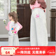 圖圖小象女童褲子2025秋裝新款兒童秋冬女孩校服童裝運(yùn)動(dòng)褲中大童休閑衛(wèi)褲 杏灰色 140 身高約140cm