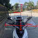 摩托車電動(dòng)車踏板車前擋風(fēng)玻璃電瓶車透明擋風(fēng)板高清加寬護(hù)手款 T型_2.5mm_有膠邊+配件+扳手