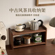 褐本黑胡桃木桌面收納架杯子茶具書本客廳櫻桃木實木多層置物架博古架 【格物】置物架黑胡桃木 榫卯結(jié)構(gòu) 整裝發(fā)貨