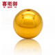 喜墘御 黃金光珠轉(zhuǎn)運(yùn)珠 3D硬金珠子足金999轉(zhuǎn)運(yùn)珠黃金佛珠大光珠散計(jì)價(jià) 直徑約6MM金重0.36g