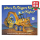 Where Do Diggers Sleep at Night 英文原版 挖土機晚上在哪里睡覺(jué) 兒童繪本 英文版 進(jìn)口英語(yǔ)原版書(shū)籍 紙板書(shū) 藍思閱讀指數820L