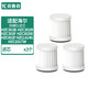 克魯克 適配海爾除螨儀配件HZC302B//302R/302F/302W/602F濾芯過(guò)濾網(wǎng)海帕耗材 3個(gè)裝