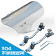 生林摩托踏板車(chē)前擋風(fēng)玻璃改裝配件適用GW250春風(fēng)NK飛致150通用風(fēng)擋板 透明高40CM+通用支架