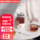 北歐歐慕養生壺 煮茶器煮茶壺電熱水壺杯蒸汽噴淋式蒸茶壺膠囊便攜NZC033 NZC033米白色便攜 0.3L