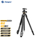 富圖寶（Fotopro）起源Origin Plus 大號異形管純碳纖維異形設計全景云臺數碼相機微單攝影三腳架 黑色