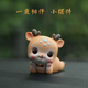 梵心創(chuàng  )意可愛(ài)小鹿汽車(chē)擺件車(chē)內飾品一路平安男女中控臺車(chē)載辦公桌裝飾 可愛(ài)小鹿
