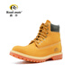 路伴男鞋經(jīng)典款大黃靴男士系帶工裝鞋戶(hù)外休閑鞋熱銷(xiāo)潮鞋同款 蜂蜜色有logo版 40