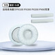 墨頓 適用森海塞爾PX100 PX100-II耳機(jī)套PX200 PX200ii PX300海綿套PX80 KOSS PP頭戴式耳罩耳墊頭梁墊 灰色皺皮耳機(jī)套一對(duì)+灰色頭梁一對(duì)