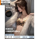 莫代爾性感系欲豹紋小胸顯大聚攏內衣女防下垂大胸顯小無(wú)痕文胸罩 豹紋單件 75A 75B 【厚1.5cm 建議34B】