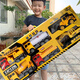 寶樂星兒童玩具3-6歲男孩生日禮物大號工程車慣性挖掘機吊車汽車模型