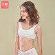 一階段 A類(lèi)裝無(wú)鋼圈舒膚彈力棉女童內衣少女文胸發(fā)育期9-12歲初中小女孩棉胸罩中大童小學(xué)生小背心 白印綠 A80