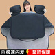 鯨樂(lè)訪電動(dòng)車(chē)擋風(fēng)被冬季加大加厚防水加絨保暖電瓶車(chē)摩托圍擋四季通用 純黑色【加厚升級(jí)+加大側(cè)翼+拇指防風(fēng)+口袋】
