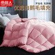 南極人（Nanjiren）95羽毛被羽絲絨被子冬季保暖鵝毛被加厚鵝絲絨毛被單人學(xué)生宿舍 超柔鵝毛被-玉色 180X220cm加厚冬被【約7斤】