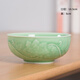 龍泉青瓷中式湯碗可微波爐家用米飯碗大容量面碗沙拉碗酒店餐廳酸菜魚(yú)餐碗 梅子青【6英寸碗】