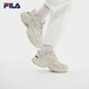 斐樂(lè )（FILA） 【楊冪同款】女鞋情侶運動(dòng)鞋情人節蕨草鞋休閑鞋老爹鞋情侶鞋 豆腐白/瑚草綠-TS【女款】 37.5