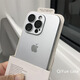 鑒百伊 ins高級鈦原色金屬質(zhì)感適用iPhone17手機殼蘋(píng)果16promax全包防摔15pro防指紋14硅膠磨砂13情侶 金屬質(zhì)感【鈦銀色】超薄膚感磨砂+自帶鏡頭膜 iPhone 15 Pro Ma