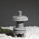 金石富景石燈籠日式庭院燈仿古青石燈花園景觀戶外草坪落地石雕石頭燈擺件 石燈A-(高40厘米)