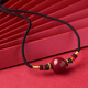 靈菲朱砂轉(zhuǎn)運(yùn)珠鎖骨鏈項(xiàng)鏈?zhǔn)止?fù)古風(fēng)吊墜本命年男女情人節(jié)禮物附證書(shū)