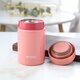 虎牌（TIGER）新款保溫杯250ml迷你可愛(ài)便攜不銹鋼時(shí)尚燜燒罐MCA-C025 PO蜜桃粉 250毫升