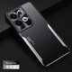 伊諾茂（YNUOM）OPPOPGAM10手機(jī)殼磨砂OPPOReno8Pro5G手機(jī)殼OPPOreno PGAM10/OPPOReno8Pro【黑銀色】送