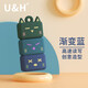 U&H 疊疊貓u盤雙接口創(chuàng)意卡通辦公優(yōu)盤高顏值車載個(gè)性定制禮物迷你手機(jī)電腦兩用男女學(xué)生可愛U盤好看 漸變藍(lán)【配TypeC轉(zhuǎn)接頭】 64GB