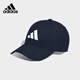 阿迪達斯 阿迪達斯帽子男潮流鴨舌帽跑步運動(dòng)棒球帽女休閑透氣棉帽網(wǎng)球帽 深藍色HS5511