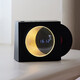 摩門(mén)（Momen）智能復古黑膠唱片CD機鬧鐘多功能藍牙音箱桌面裝飾男女鬧鐘起床神器AUX/TF卡模式播放 月巖黑【升級版】