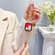 方哲品牌原裝適用蘋(píng)果手表apple watch s10表帶iwatch s11/9/8/ultra3/2鑲鉆四葉草s7金屬時(shí)尚女款腕帶 玫金色 適用iwatch S10/S11【42MM表盤(pán)】