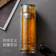壹滴水玻璃杯大容量雙層耐熱水晶茶杯商務(wù)男女水杯辦公泡茶杯禮品 【雙層防燙 禮盒精裝】 300ml