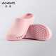 ANNO安諾 手術(shù)鞋手術(shù)室拖鞋防滑輕便工作鞋護(hù)士女護(hù)理防護(hù)鞋實(shí)驗(yàn)拖鞋 蜜粉 37-38