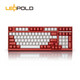 Leopold 利奧博德 FC980M OE版 加厚PBT二色鍵帽單模有線98鍵機(jī)械鍵盤(pán) Nice Day 單模有線OE版 櫻桃茶軸