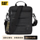 CAT卡特單肩斜挎包休閑運(yùn)動挎包7英寸iPad包記者包豎版黑 84029 禮物