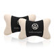 永燊大眾途岳邁騰速騰凌渡朗逸POLO途觀(guān)L汽車(chē)頭枕抱枕頸枕專(zhuān)用四件套 拼色大眾頭枕一對