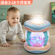 VTR嬰兒玩具早教6個月以上7幼兒0女寶寶8八半一1歲3九兒童手拍鼓 升款大號藍(lán)【充電】