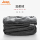 Jeep純棉脖套男女款秋冬保暖護頸小圍脖騎車(chē)戶(hù)外防寒圍巾防風(fēng)面罩女 深灰加絨（純棉兩用款） 均碼
