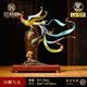 旺鼎檀鳳舞九天創(chuàng)意鳳凰擺件純銅客廳玄關(guān)博古架裝飾品喬遷新居開業(yè)禮品 7610鳳舞九天七彩釉47*16*50cm